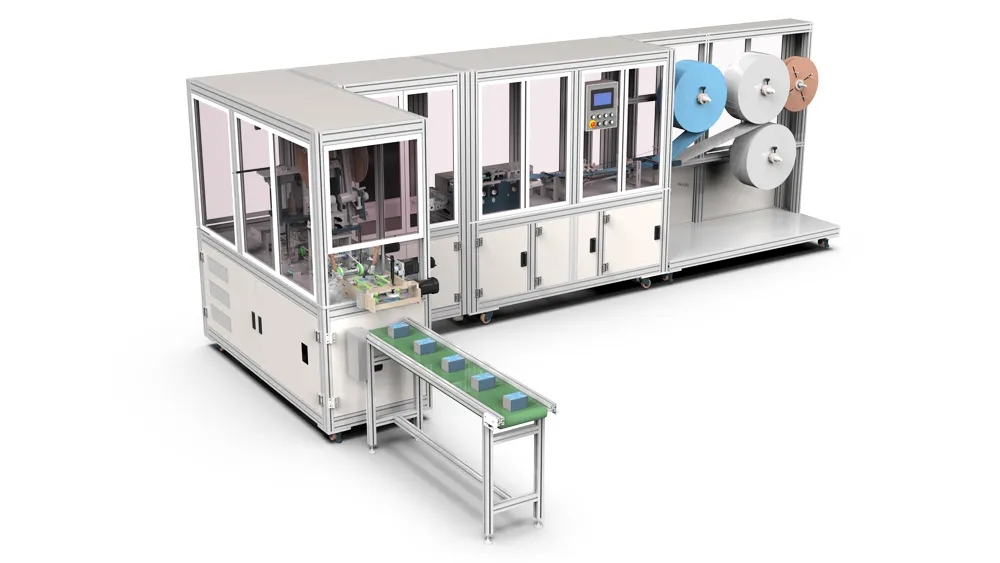 全智能高速平面口罩機(jī) 全智能高速平面口罩機(jī)